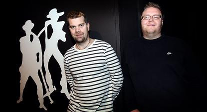 Johan Näsman och Erik Haglund driver Parken.